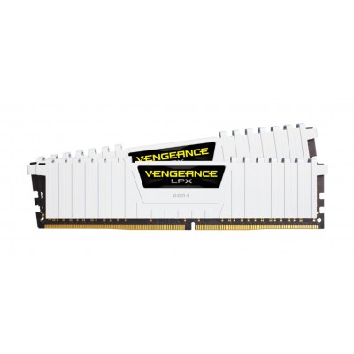 Memorie RAM Corsair Vengeance LPX White, DDR4, 16 GB (2x8 GB), 3000 MHz, CL 15